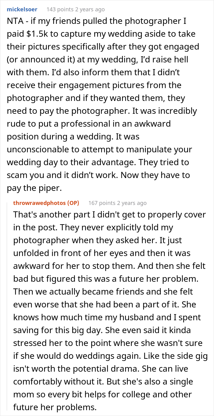 Bride Considers Deleting Her Friend's Engagement Photos, The Internet Supports Her Bride Considers Deleting Her Friend's Engagement Photos, The Internet Supports Her
