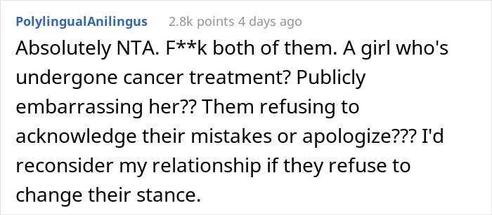Mom Asks The Internet If She's A Jerk For Abandoning Stepson And Husband At His Sister's Wedding After Stepson Pulls A Cruel Prank On Cancer Survivor Daughter Mom Asks The Internet If She's A Jerk For Abandoning Stepson And Husband At His Sister's Wedding After Stepson Pulls A Cruel Prank On Cancer Survivor Daughter