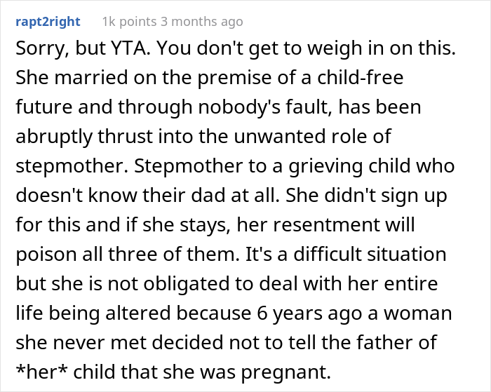 Woman Divorces Her Husband Because He Suddenly Has A Child, Gets Called The Jerk