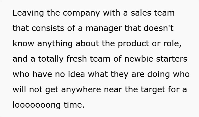 New Manager “Asks For The Resignation Of Anyone Who Doesn't Believe Her Way Will Work By 5 PM The Next Day”, Sales Rep Team Resigns On The Spot New Manager “Asks For The Resignation Of Anyone Who Doesn't Believe Her Way Will Work By 5 PM The Next Day”, Sales Rep Team Resigns On The Spot