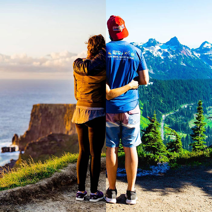 Together, But Apart: This Couple Travels The World Separately (70 Pics)