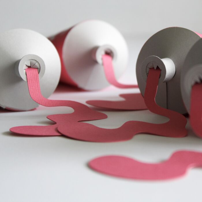 Dripping Creativity: I Replicated Paint With Paper (7 Pics)