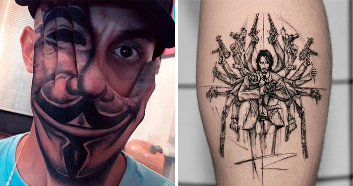 45 Personas que decidieron hacerse tatuajes de locura, compartidos en esta cuenta de Instagram