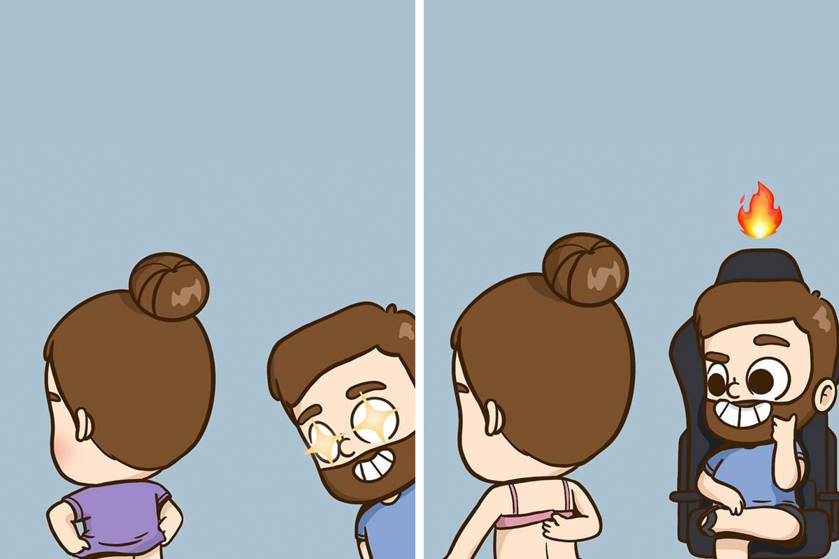 This Couple Illustrates Their Ups And Downs In Sweet And Relatable Comics  (30 Pics) | Bored Panda