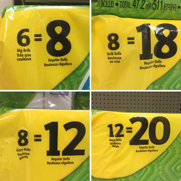 The Way Paper Towel Sizes Are Advertised