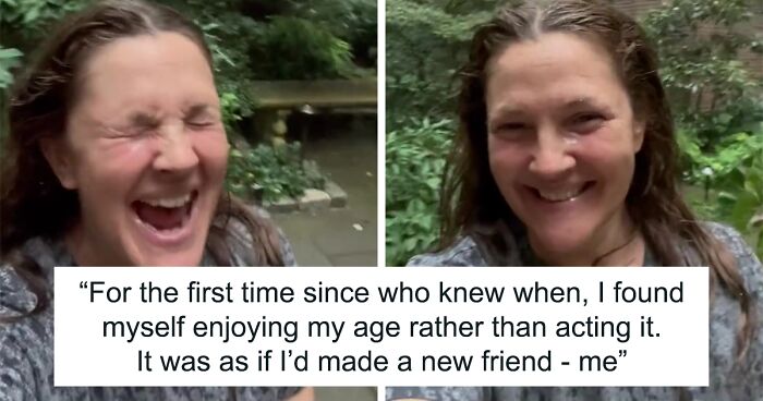 People Celebrate An Overjoyed Drew Barrymore Frolicking Around During Rainstorm