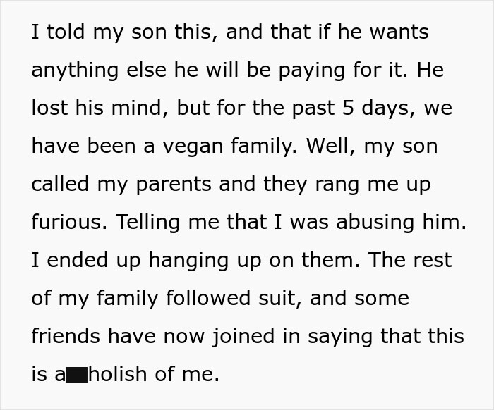“I Really Don’t Care”: Dad Is Praised For Punishing Bully Son With Vegan Meals “I Really Don’t Care”: Dad Is Praised For Punishing Bully Son With Vegan Meals
