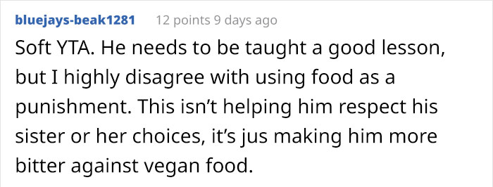 “I Really Don’t Care”: Dad Is Praised For Punishing Bully Son With Vegan Meals “I Really Don’t Care”: Dad Is Praised For Punishing Bully Son With Vegan Meals