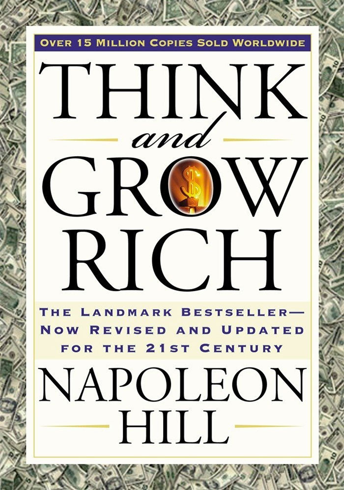 Book cover of Think and Grow Rich by Napoleon Hill