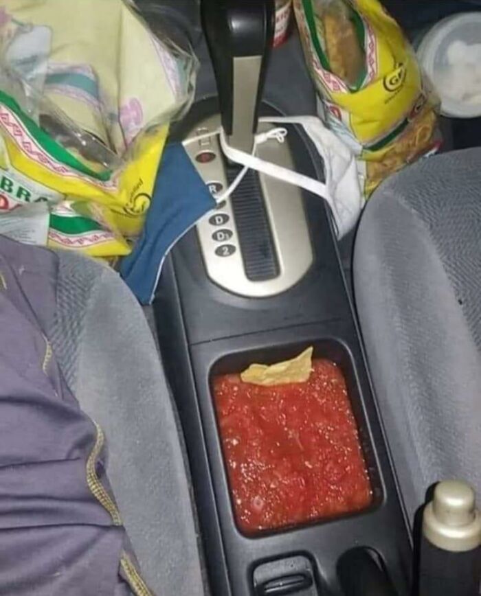 I've Always Wanted A Car With The Nacho Bar From 711 Built-In!