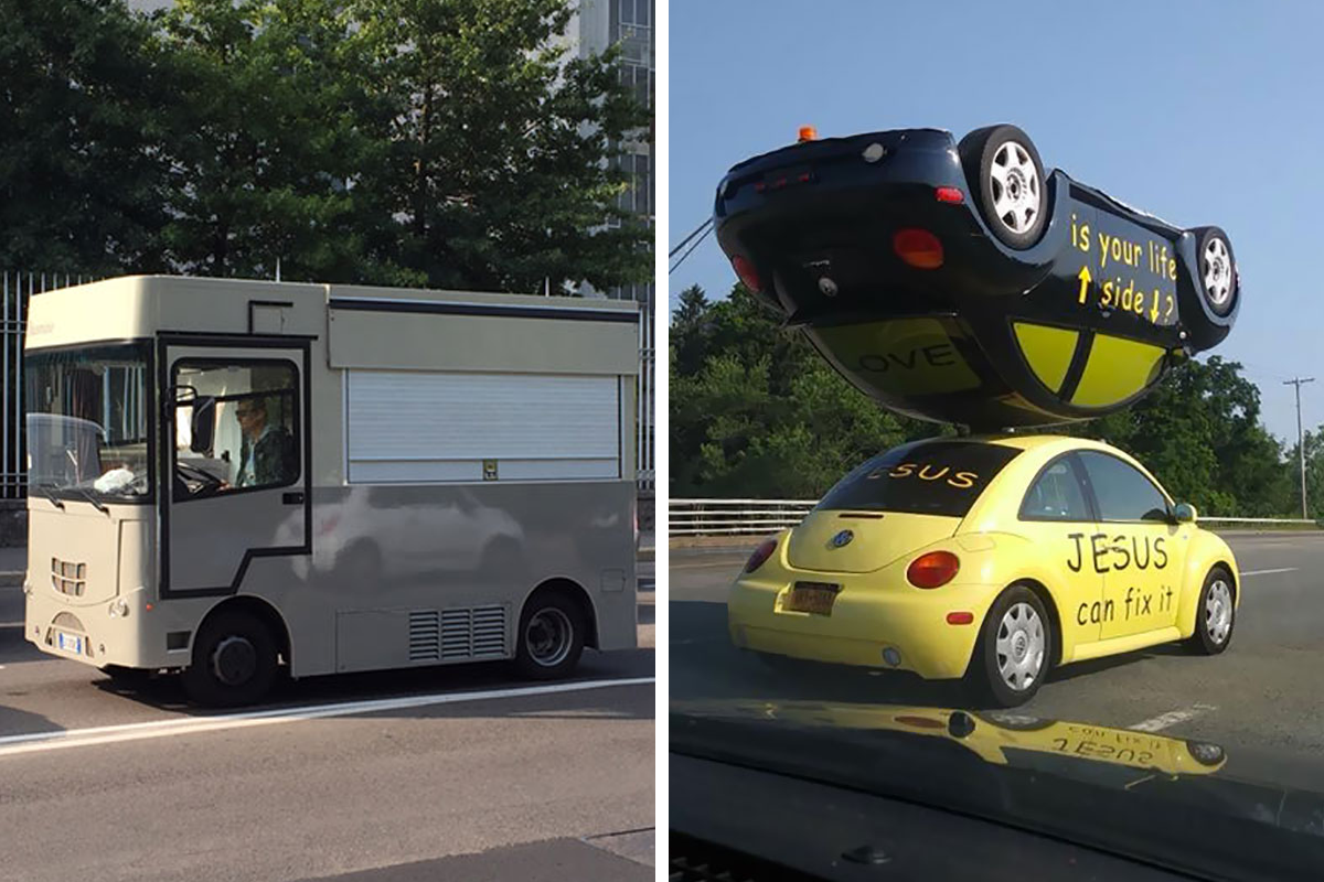 50 Of The Funniest Cars That People Have Stumbled Upon In The Streets And  Just Had To Take Pics Of | Bored Panda