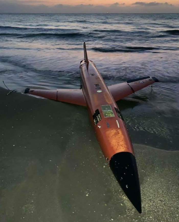 My Mom And Uncle Found A USAF Target Drone On The Beach