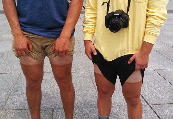 Our Tan Lines After Cycling Across The United States