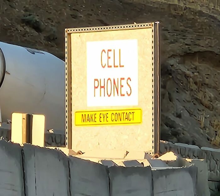 Cell Phones Make Eye Contact
