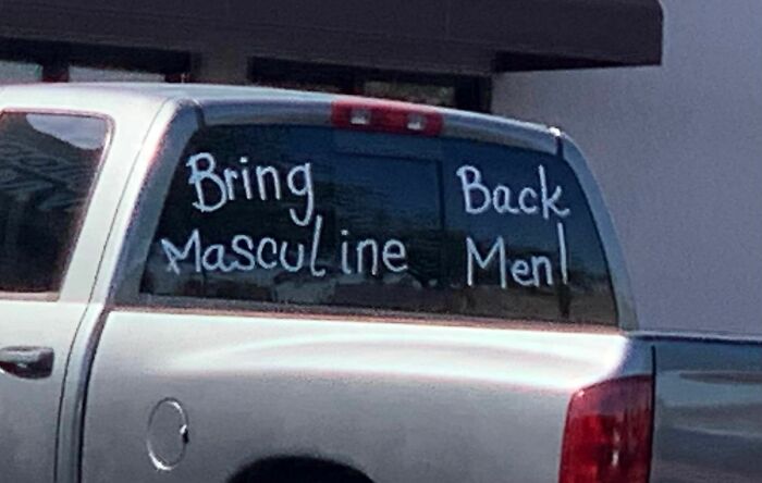 Not Sure Who The Masculine Back Men Are