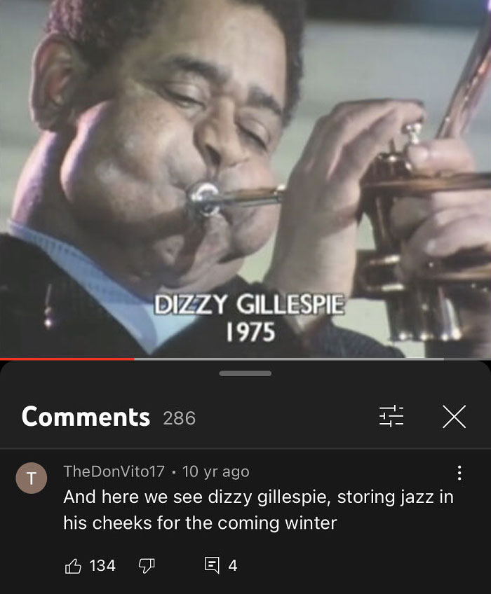 Dizzy Gillespie’s Amazing Cheeks