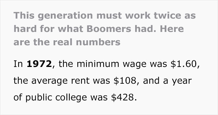 "It's Simply Impossible To Do So On Your Own": Person Proves Why The Boomer Generation Had It Twice As Easy As Gen Z "It's Simply Impossible To Do So On Your Own": Person Proves Why The Boomer Generation Had It Twice As Easy As Gen Z