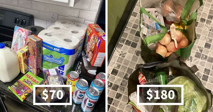 People Are Showing How Much Their Groceries Cost In 2022 (42 Pics)