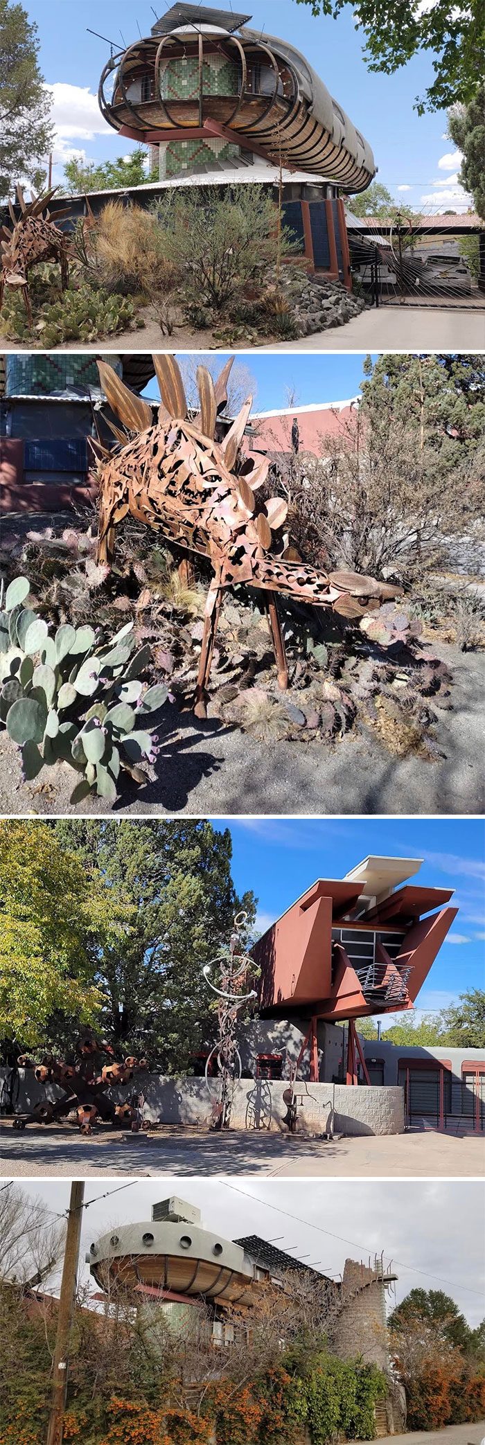 ¿Qué opinan de estas casas OVNI en Albuquerque, Nuevo México?