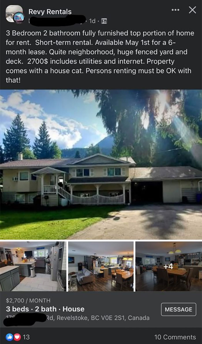 Not So Much The House Itself, But Read That Description Closely