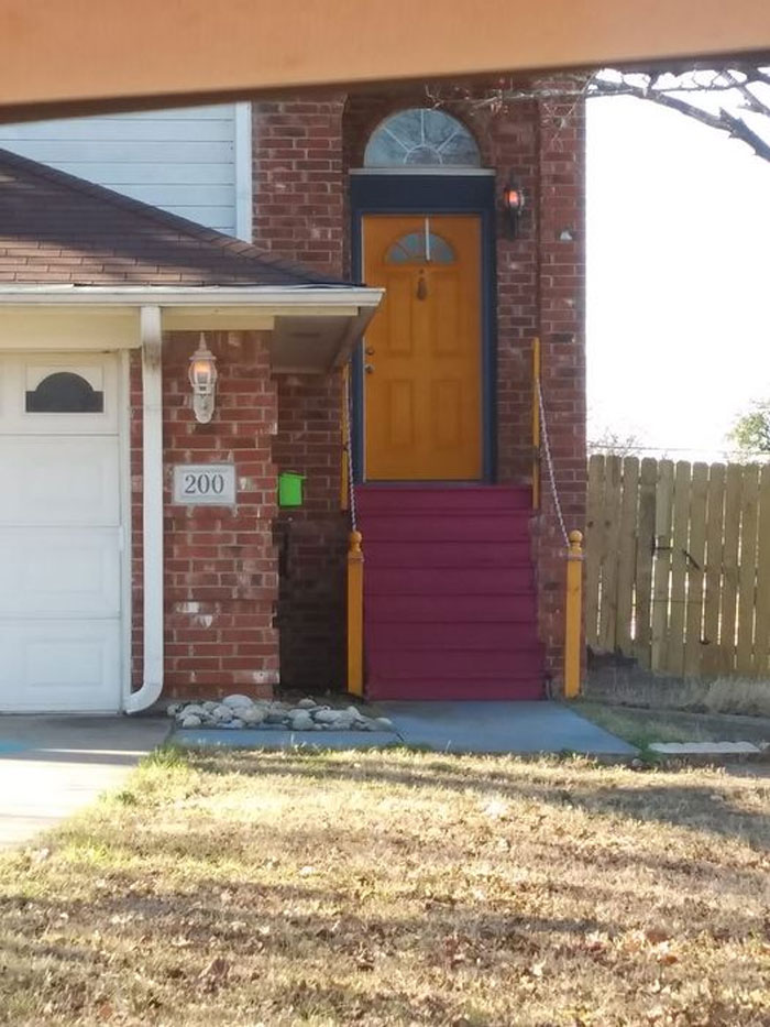 This Is In My Neighborhood And Wanted To Post To See What U Think Of The Steps And Door