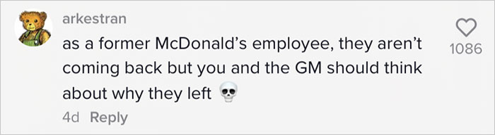 “Bad Management Usually Causes That”: Mcdonald’s Manager Arrives At 4AM For Breakfast Shift, Other Employees Pull A “No Call, No Show” “Bad Management Usually Causes That”: Mcdonald’s Manager Arrives At 4AM For Breakfast Shift, Other Employees Pull A “No Call, No Show”