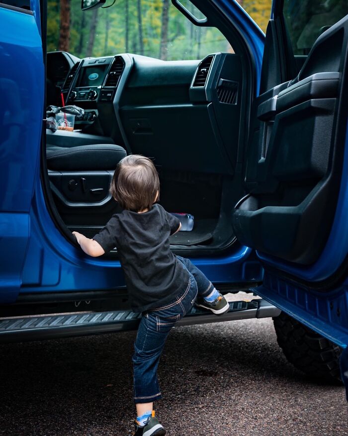 Dwarfed By A Truck Dwarfed By A Truck