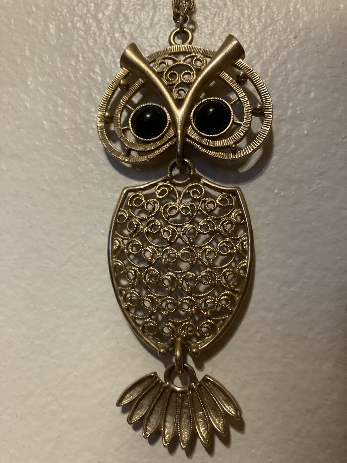 $8 For This Vintage Owl Necklace