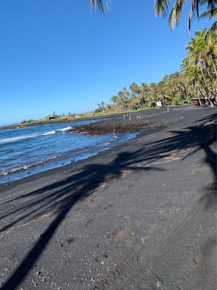 Punalu’u Black Sand Beach, Island Of Hawaii