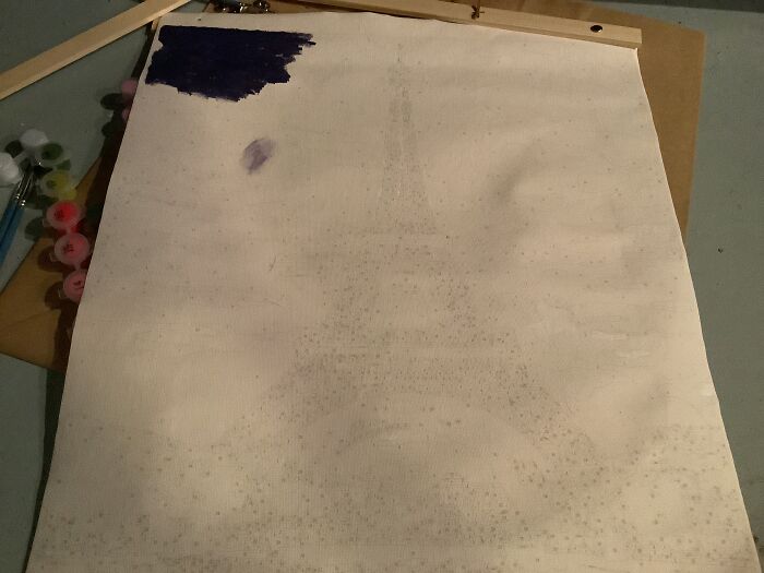 This Eiffel Tower Paint By Number I Am Doing:)