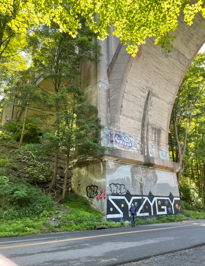 Big Viaduct (See Man At Base) Pa