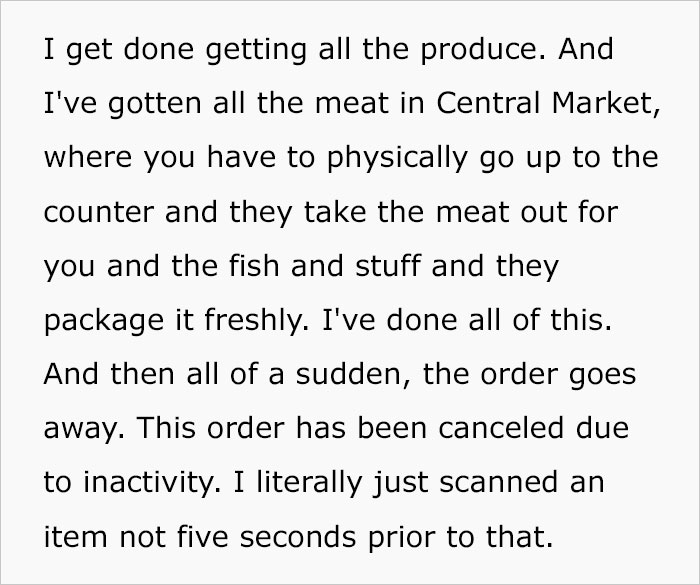 Woman Is Livid After Her 125-Item Instacart Order Is Canceled In The Middle Of Shopping, Takes It To TikTok And Goes Viral With Nearly 360K Views Woman Is Livid After Her 125-Item Instacart Order Is Canceled In The Middle Of Shopping, Takes It To TikTok And Goes Viral With Nearly 360K Views