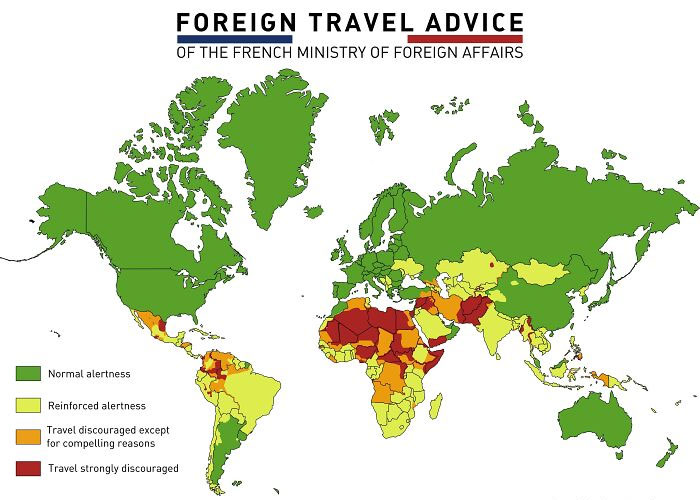 Foreign Travel Advice Of The French Ministry Of Foreign Affairs