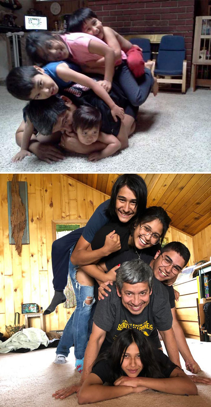 So We Recreated A Photo (Me On Top)
