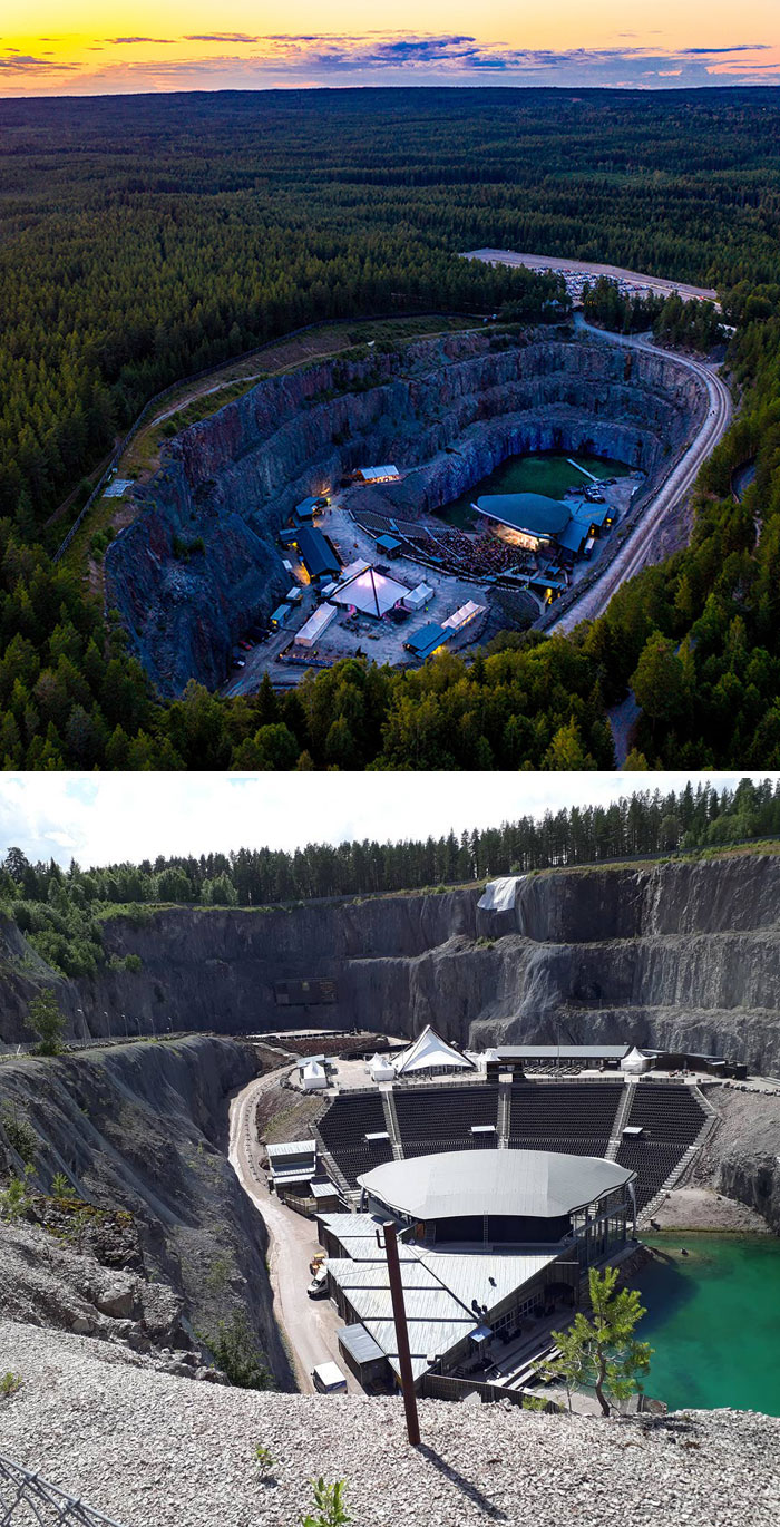 Venue In Sweden Called Dalhalla. Made From An Old Quarry