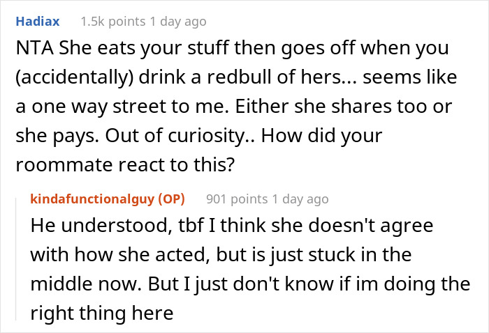Drama Ensues After This Guy Tells Roommate His Entitled Girlfriend Can't Stay Over Anymore Drama Ensues After This Guy Tells Roommate His Entitled Girlfriend Can't Stay Over Anymore