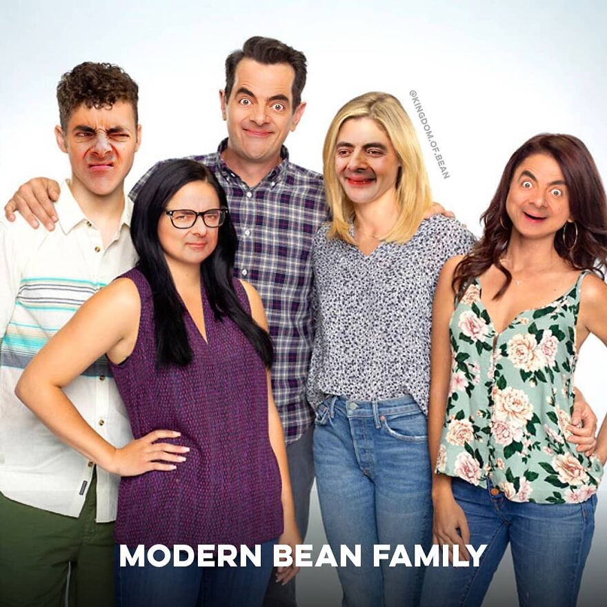 The Cast Of Modern Family As Mr. Bean
