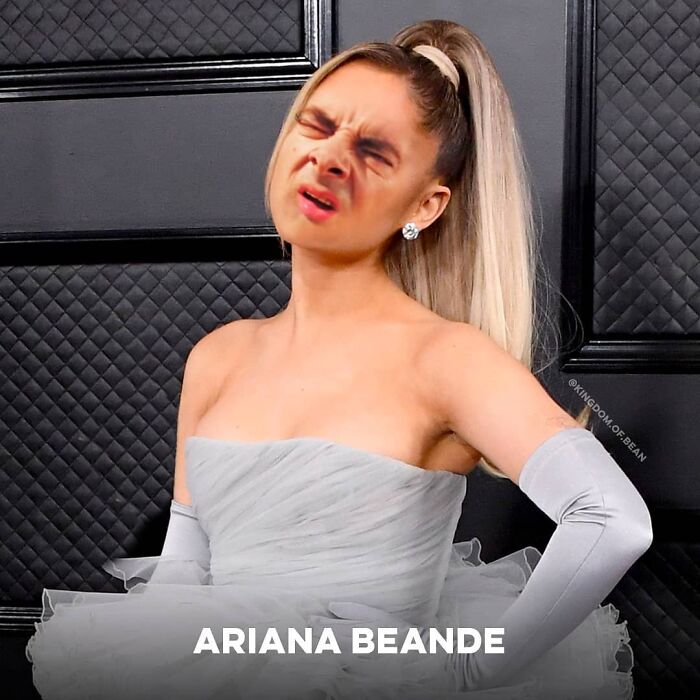 Ariana Grande como Mr. Bean
