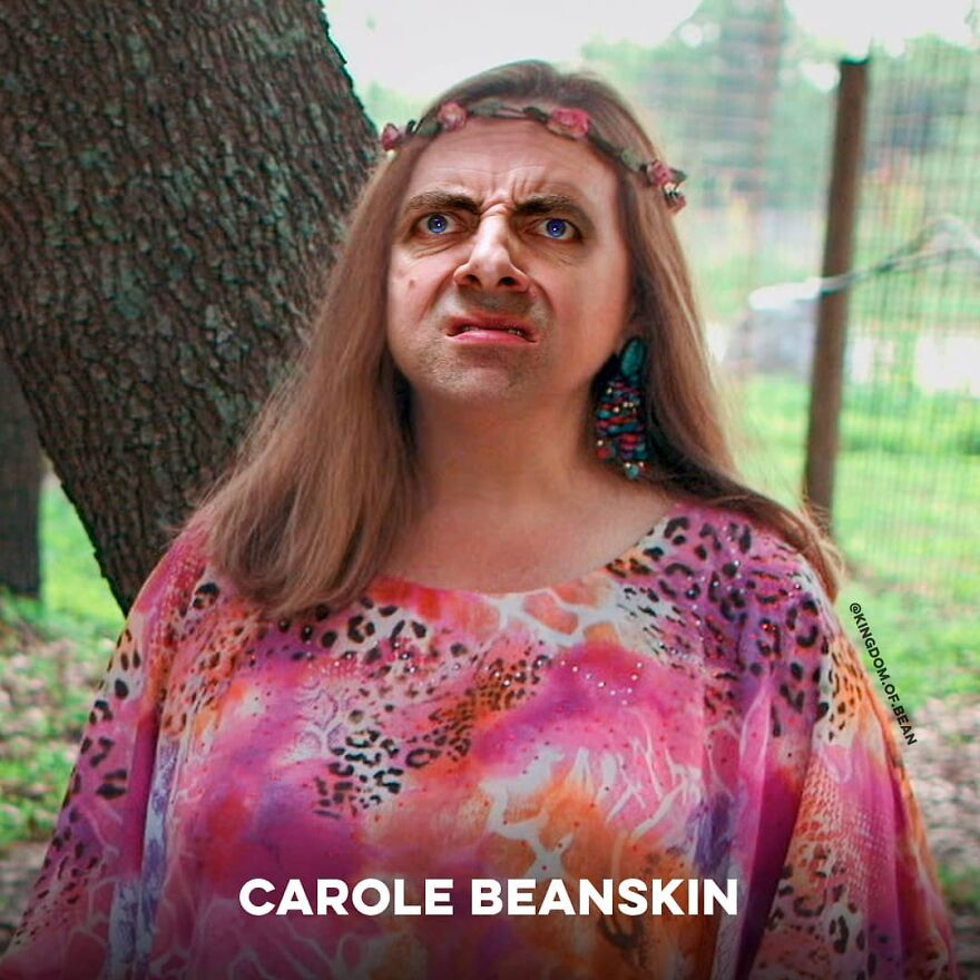 Carole Baskin As Mr. Bean