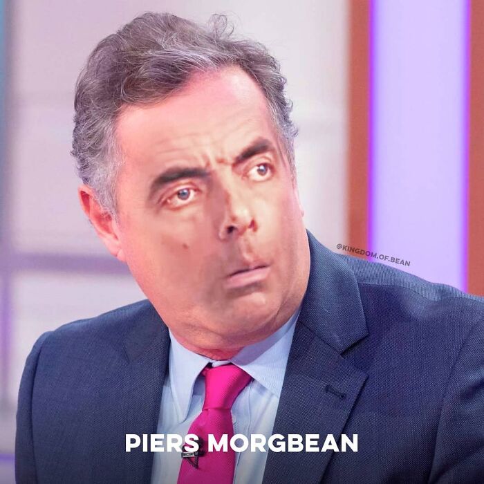 Piers Morgan como Mr. Bean