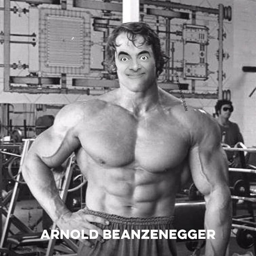 Arnold Schwarzenegger As Mr. Bean