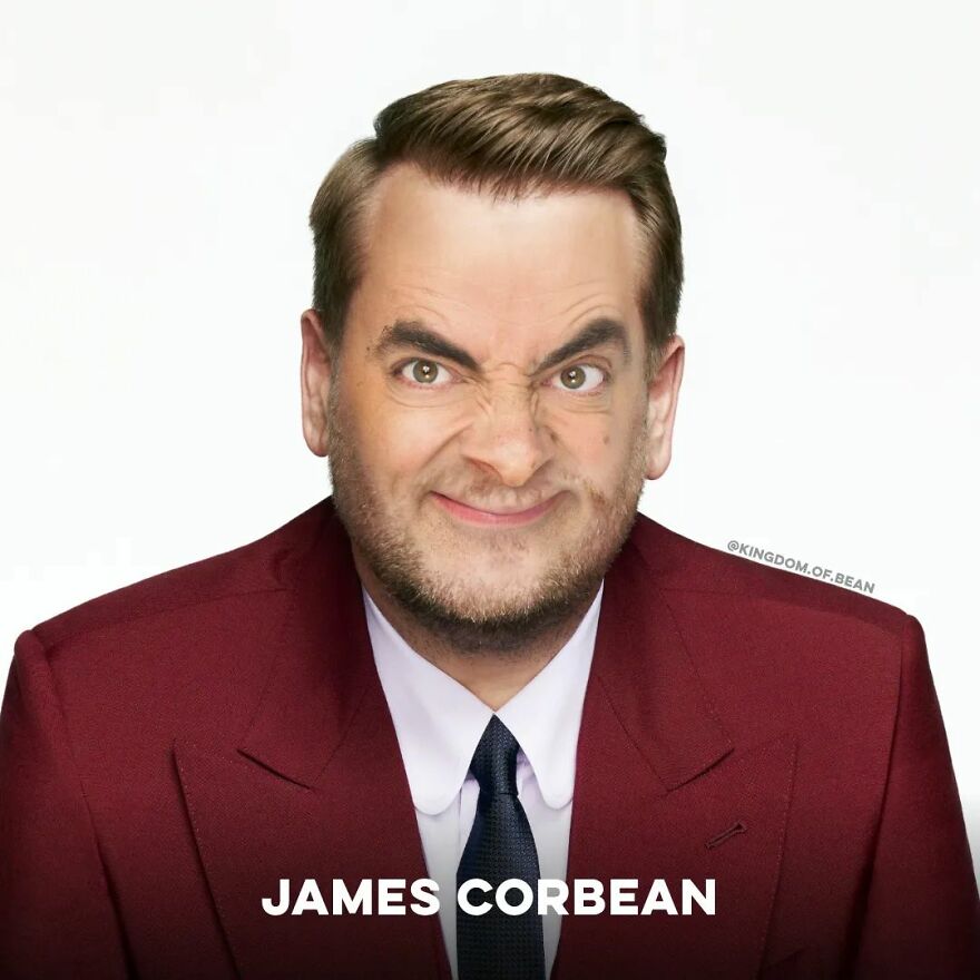 James Corden As Mr. Bean