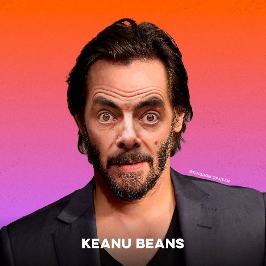 Keanu Reeves As Mr. Bean