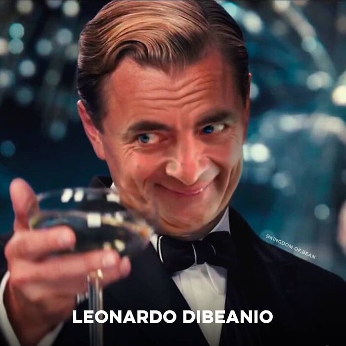 Leonardo Dicaprio como Mr. Bean