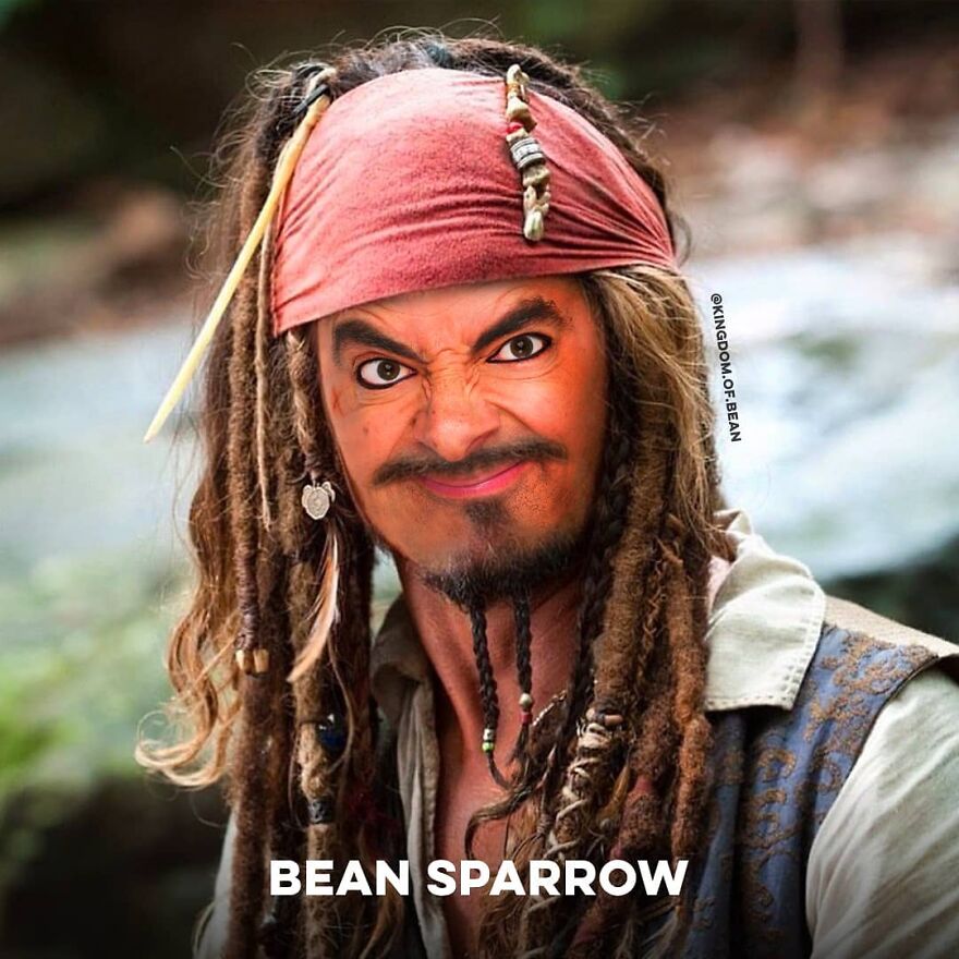 Jack Sparrow (Johnny Depp) As Mr. Bean