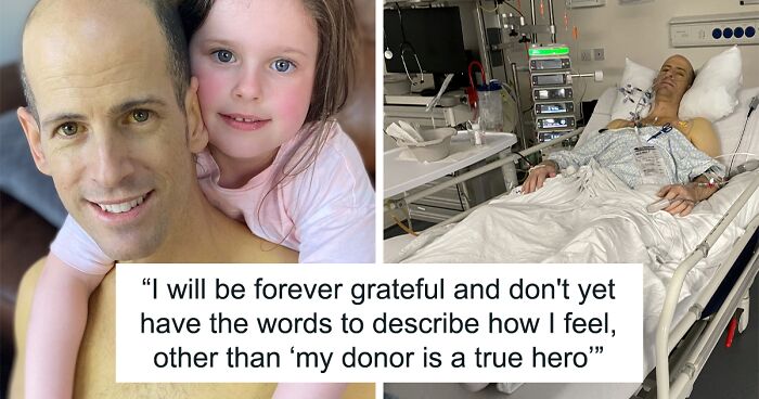 Dad Saved By Liver Transplant Shares Pictures Taken Before And After, Showing His Remarkable Recovery