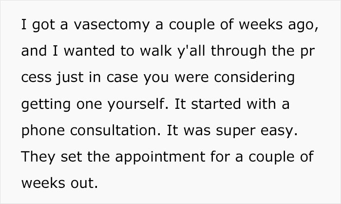 Men Are Sharing Their Vasectomy Experiences Online And Bringing Awareness To How Much Easier It Is For Them To Access Birth Control Than Women