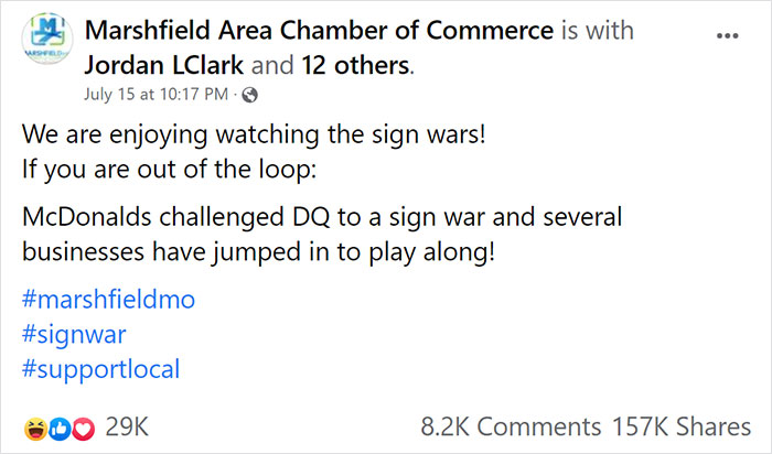 Hilarious Billboard War Between McDonald’s And Dairy Queen In Missouri Is Getting Serious Hilarious Billboard War Between McDonald’s And Dairy Queen In Missouri Is Getting Serious