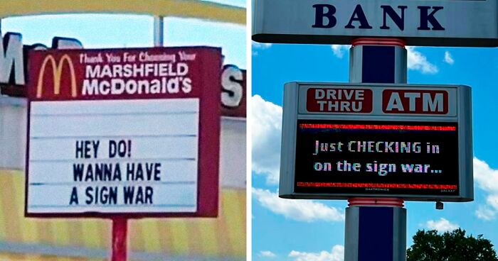 Hilarious Billboard War Between McDonald’s And Dairy Queen In Missouri Is Getting Serious