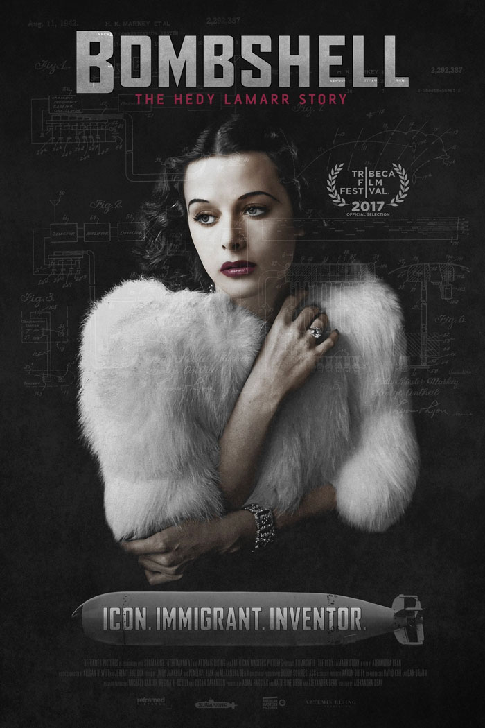 Movie poster for "Bombshell: The Hedy Lamarr Story"